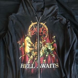 Slayer Hell Awaits hoodie